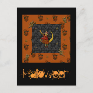 Halloween Postkarte