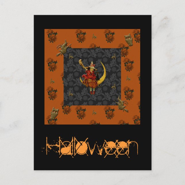 Halloween Postkarte (Vorderseite)