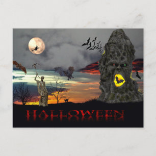 Halloween Postkarte