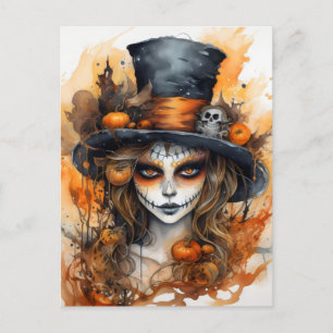 Halloween Postkarte