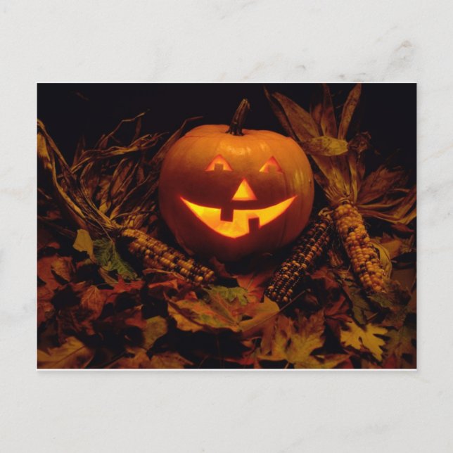 Halloween Postkarte (Vorderseite)