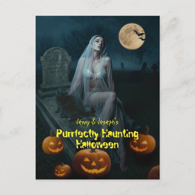 Halloween Postkarte (Vorderseite)