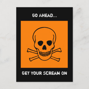 Halloween Postkarte