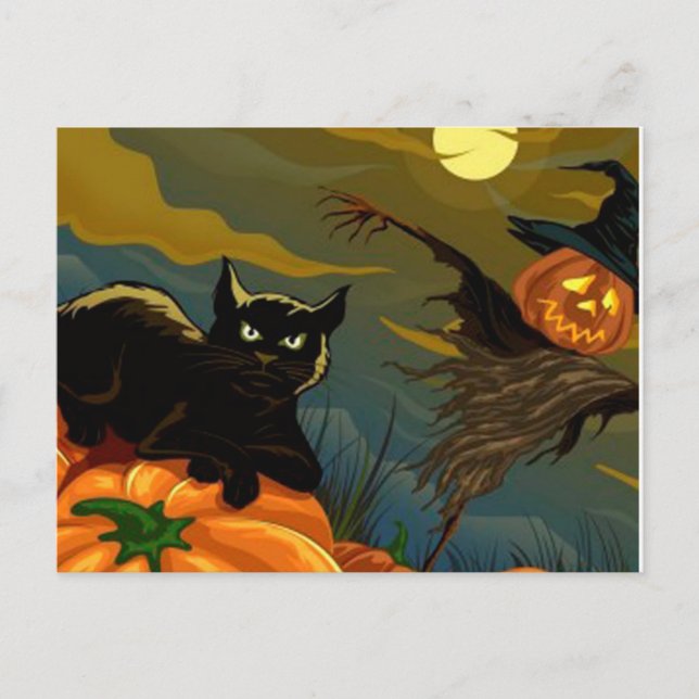 Halloween Postkarte (Vorderseite)