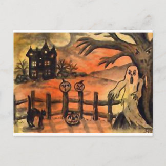 HALLOWEEN POSTKARTE