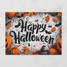 Halloween Postkarte