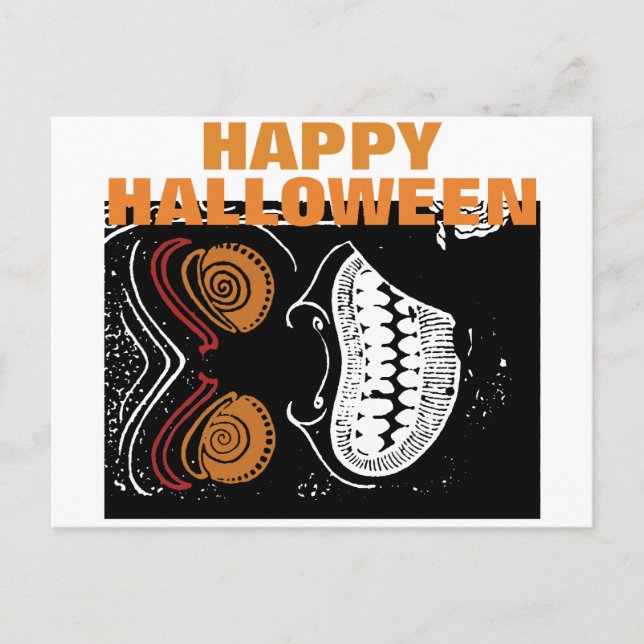 Halloween Postkarte (Vorderseite)