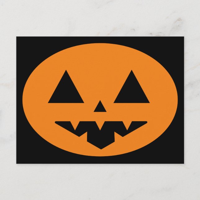 Halloween Postkarte (Vorderseite)