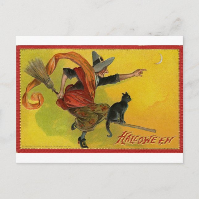 Halloween Postkarte (Vorderseite)