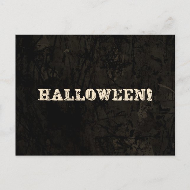 Halloween Postkarte (Vorderseite)