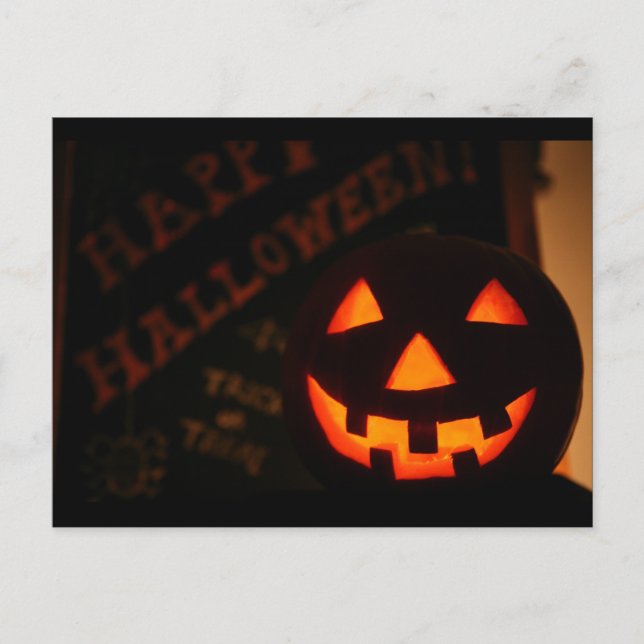 Halloween Postkarte (Vorderseite)