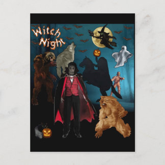 Halloween Postkarte