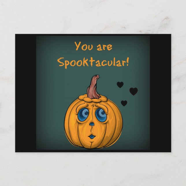Halloween Postkarte (Vorderseite)