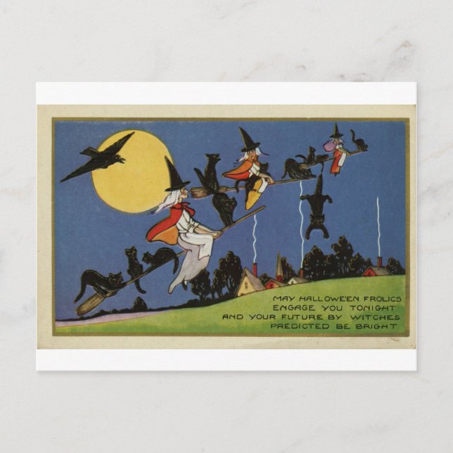 Halloween Postkarte (Vorderseite)