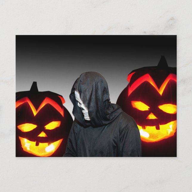 Halloween Postkarte (Vorderseite)