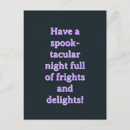 Halloween Postkarte