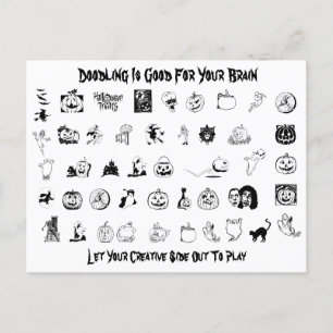 Halloween-Postkarte Feiertagspostkarte