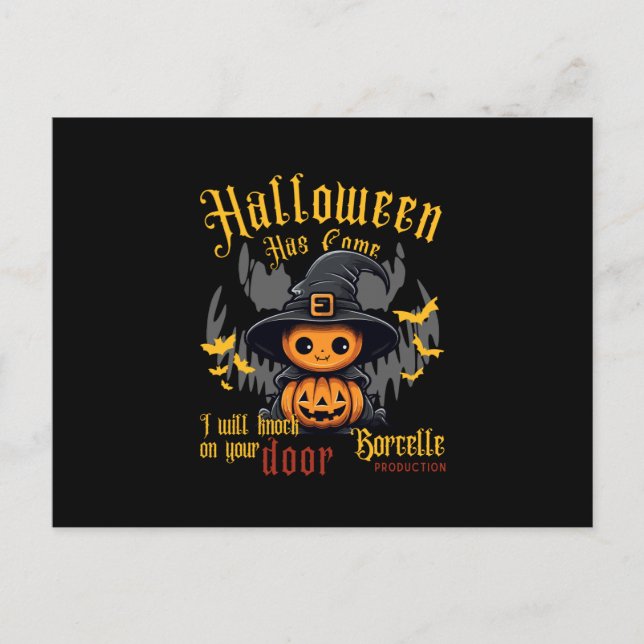 Halloween-Postkarte Postkarte (Vorderseite)