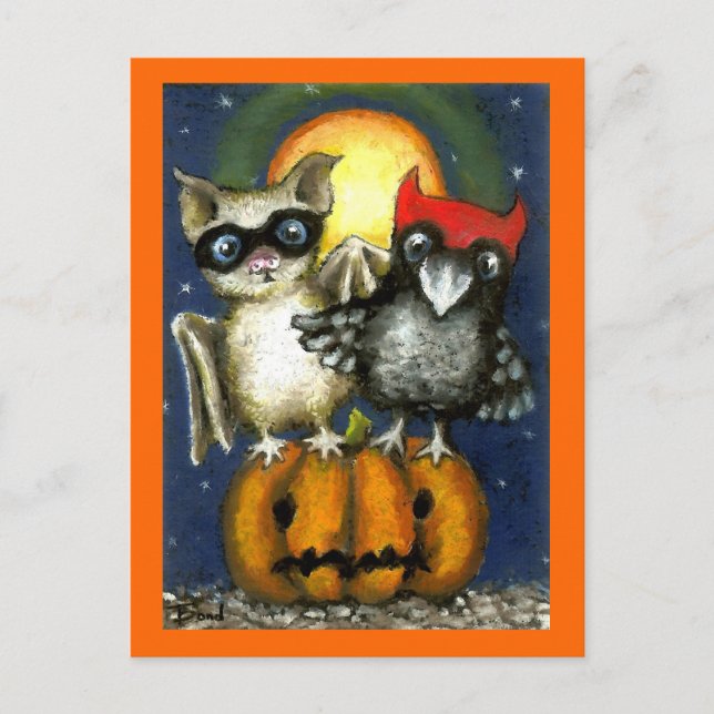 Halloween-Postkarte Postkarte (Vorderseite)