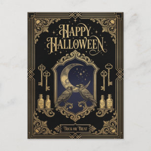 Halloween-Postkarte Postkarte