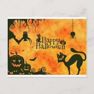 Halloween-Postkarte Postkarte