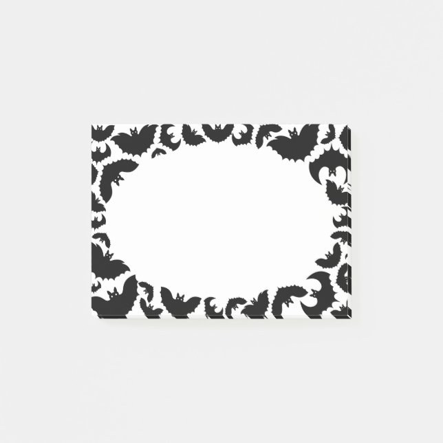 Halloween-Postnoten Post-it Klebezettel (Vorderseite)