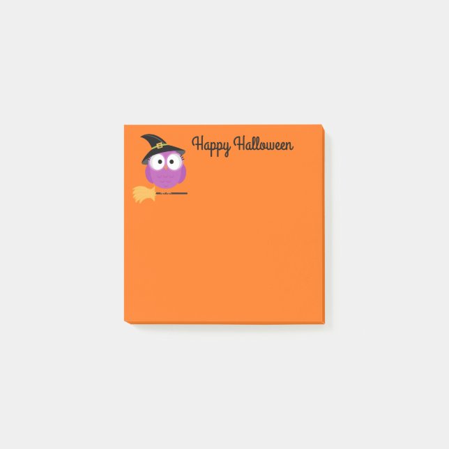Halloween-Postnoten Post-it Klebezettel (Vorderseite)