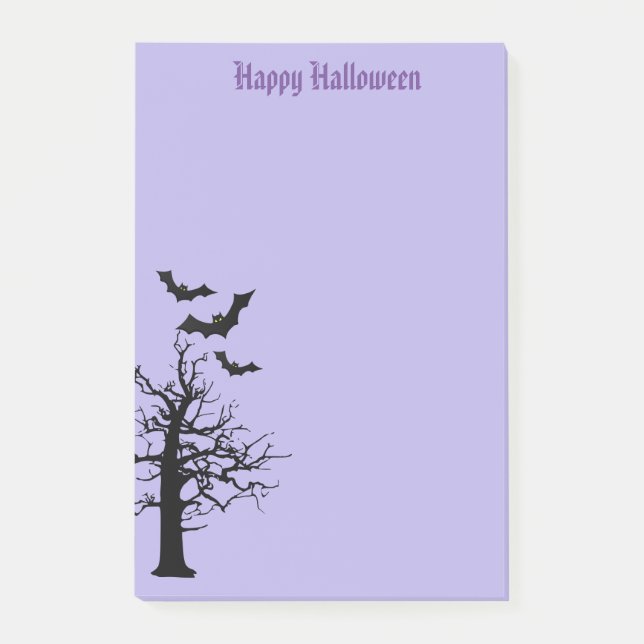 Halloween-Postnoten Post-it Klebezettel (Vorderseite)