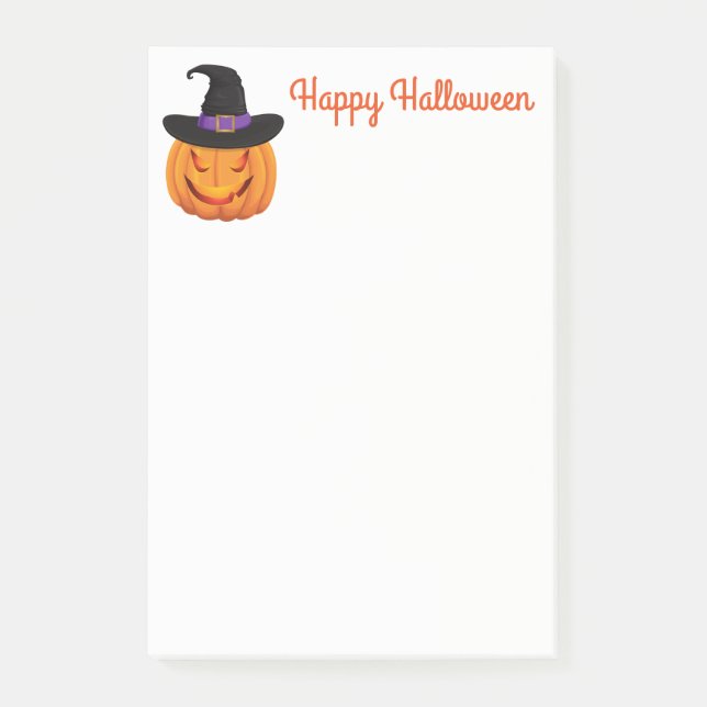 Halloween-Postnoten Post-it Klebezettel (Vorderseite)
