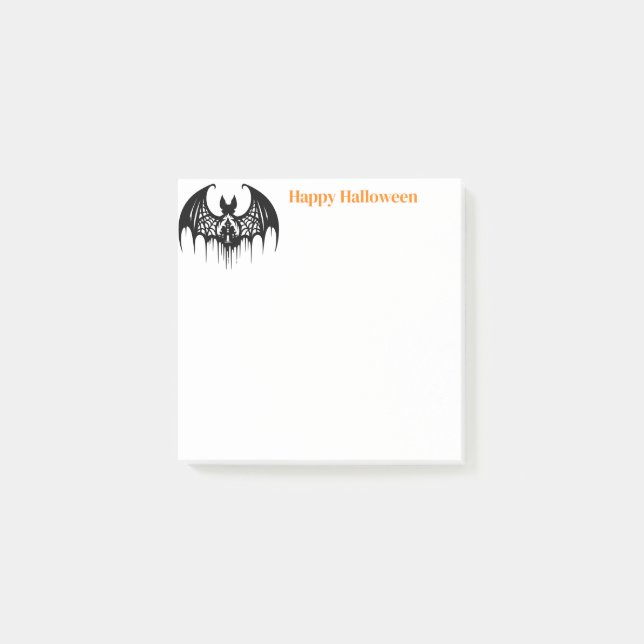 Halloween-Postnoten Post-it Klebezettel (Vorderseite)