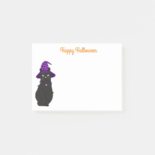 Halloween-Postnoten Post-it Klebezettel (Vorderseite)