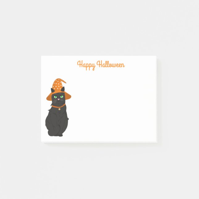 Halloween-Postnoten Post-it Klebezettel (Vorderseite)