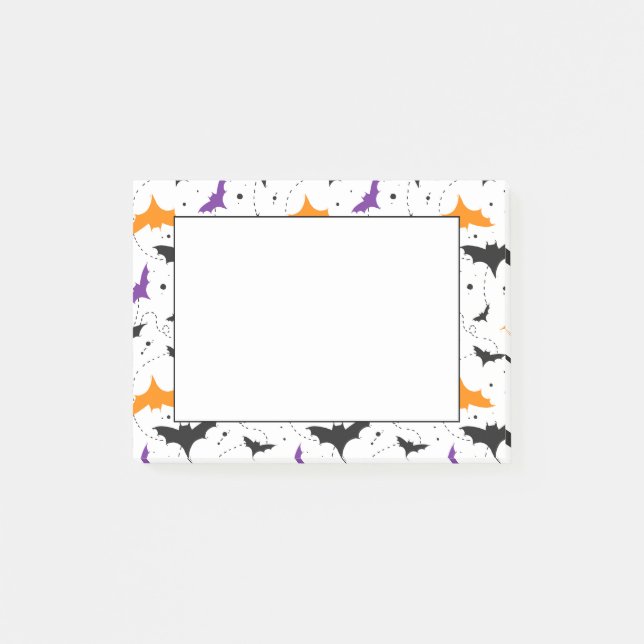 Halloween-Postnoten Post-it Klebezettel (Vorderseite)