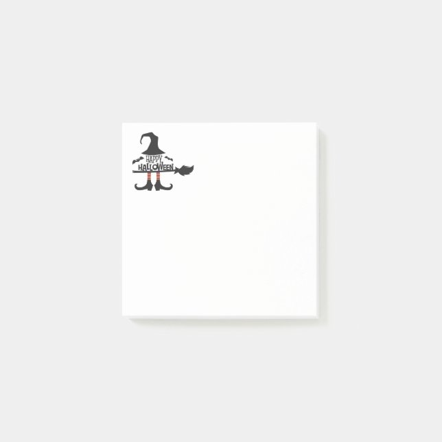 Halloween-Postnoten Post-it Klebezettel (Vorderseite)