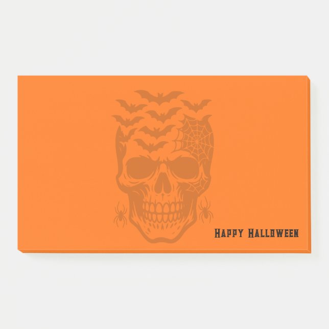 Halloween-Postnoten Post-it Klebezettel (Vorderseite)