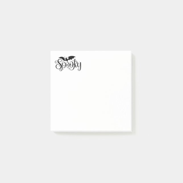 Halloween-Postnoten Post-it Klebezettel (Vorderseite)