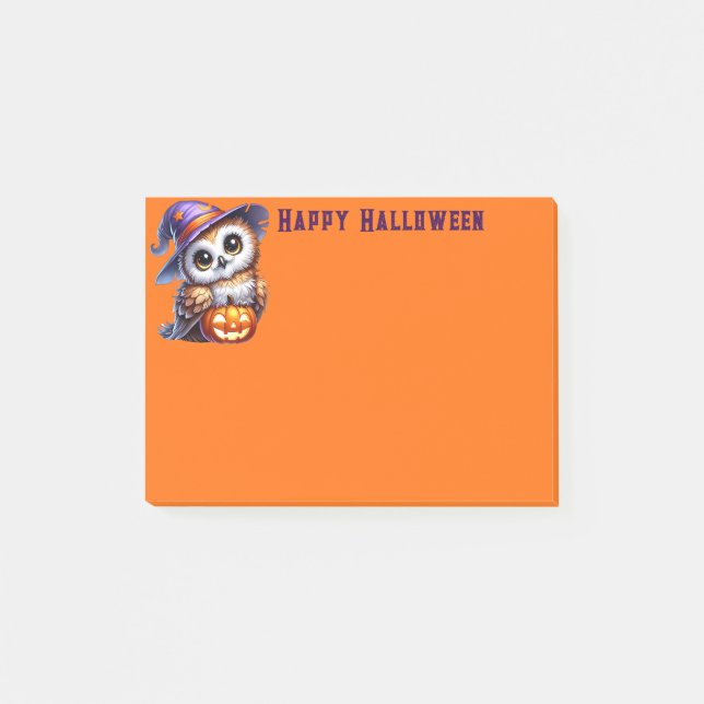 Halloween-Postnotizen Post-it Klebezettel (Vorderseite)