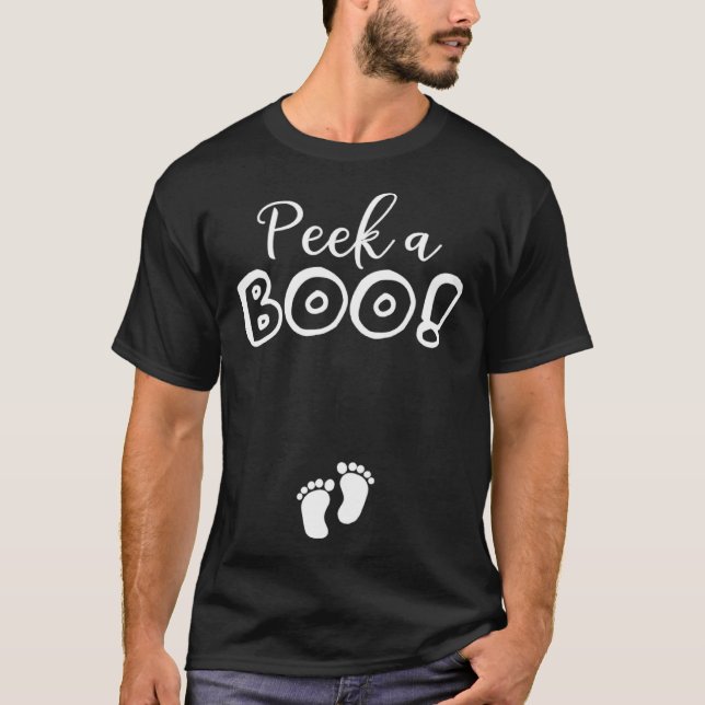 Halloween Pregnancy Announcement Costume for Pregn T-Shirt (Vorderseite)