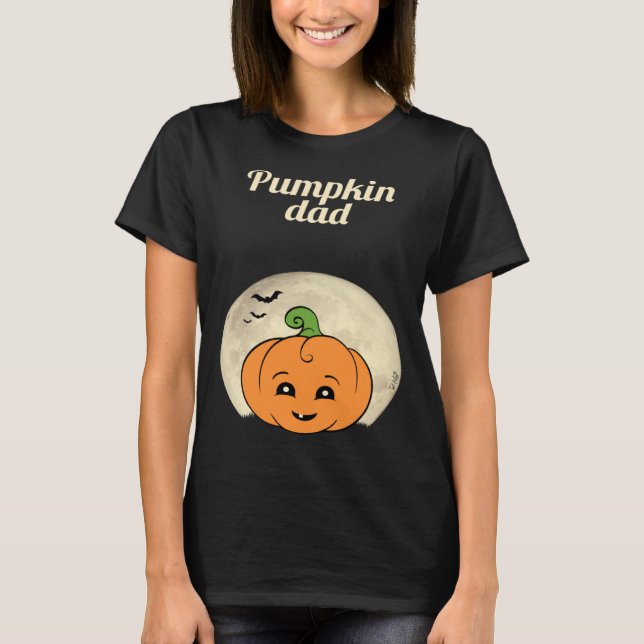 Halloween Pregnancy Dad Expecting Twin Babies Pump T-Shirt (Vorderseite)
