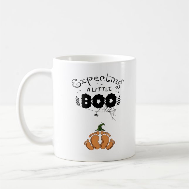 Halloween Pregnancy Mom To Be Expecting Little Boo Kaffeetasse (Links)