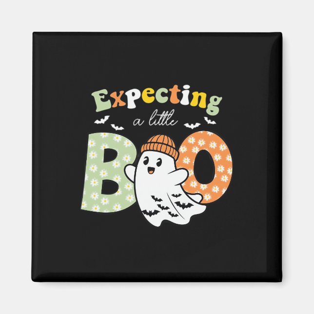 Halloween Pregnancy Pregnance Mom To Be Expecting  Magnet (Vorne)