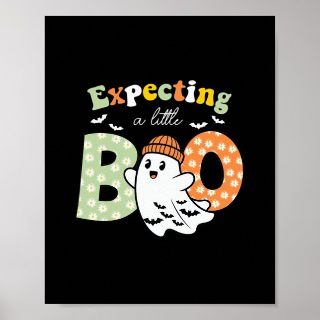 Halloween Pregnancy Pregnance Mom To Be Expecting  Poster (Vorne)