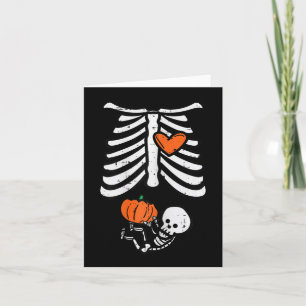 Halloween Pregnancy Skeleton Baby Halloween Costum Karte