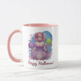 Halloween Princess in Pastelltönen Tasse