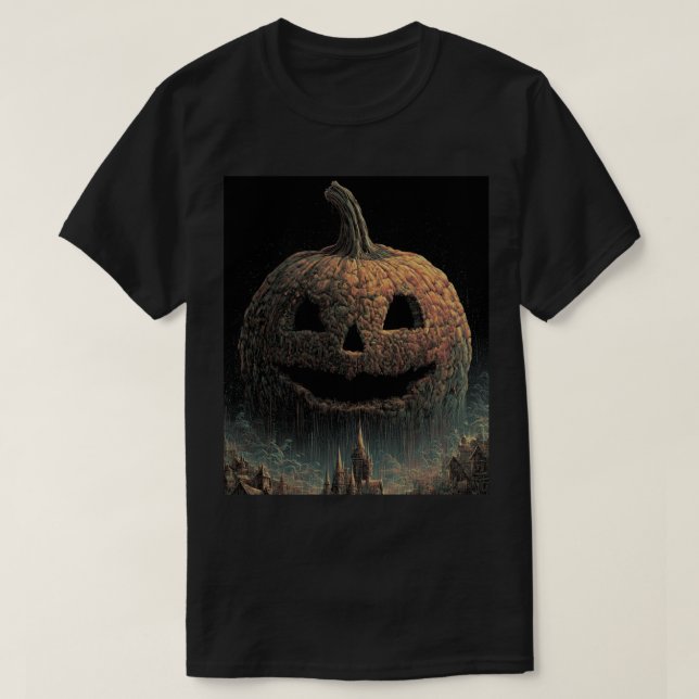 Halloween Printed T-Shirts – Spooky, Stylish & Sup (Design vorne)