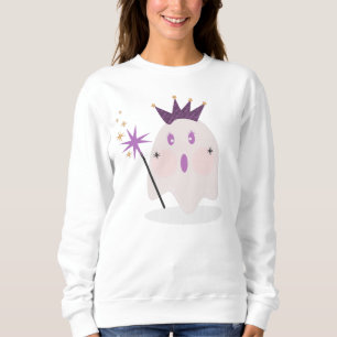 Halloween Prinzessin Fancy Geist Illustration Sweatshirt