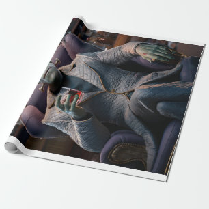 Halloween Profile Pic, Frankenstein Monster Geschenkpapier