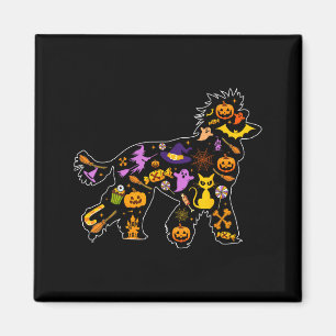 Halloween-Pudel-Hund  Magnet