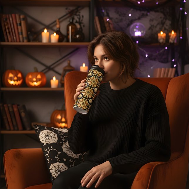 Halloween-Puff-Kürbisgefecht-Design Thermosbecher (Von Creator hochgeladen)