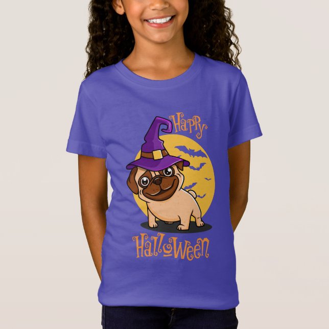 Halloween Puggy Shirt Nr. 3 (Vorderseite)